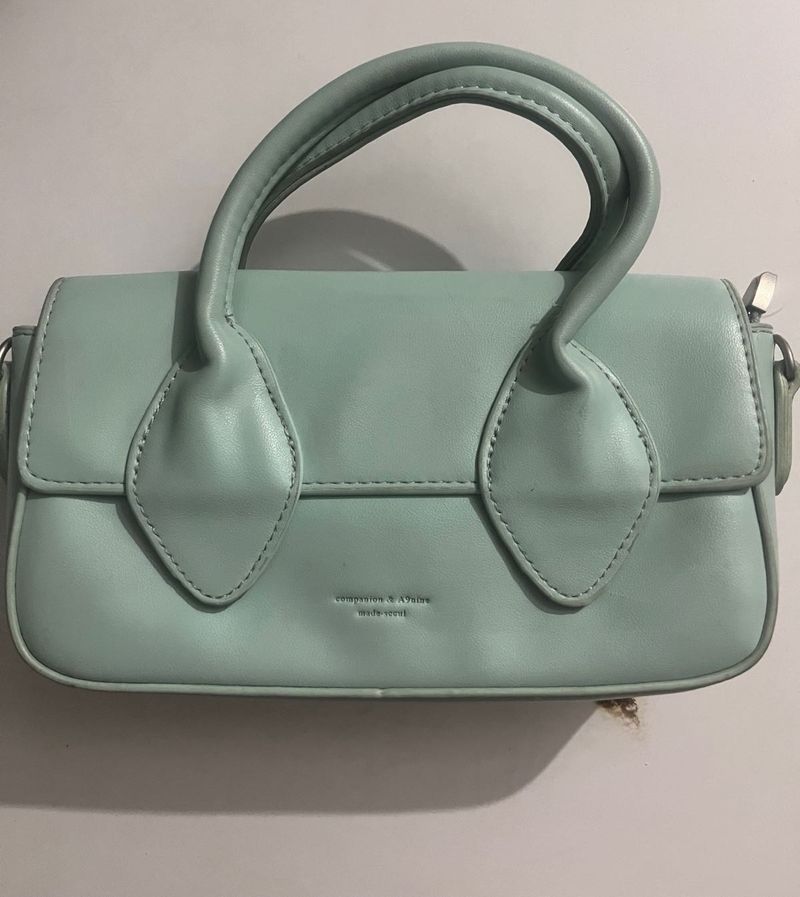 Blue Satchel Bag