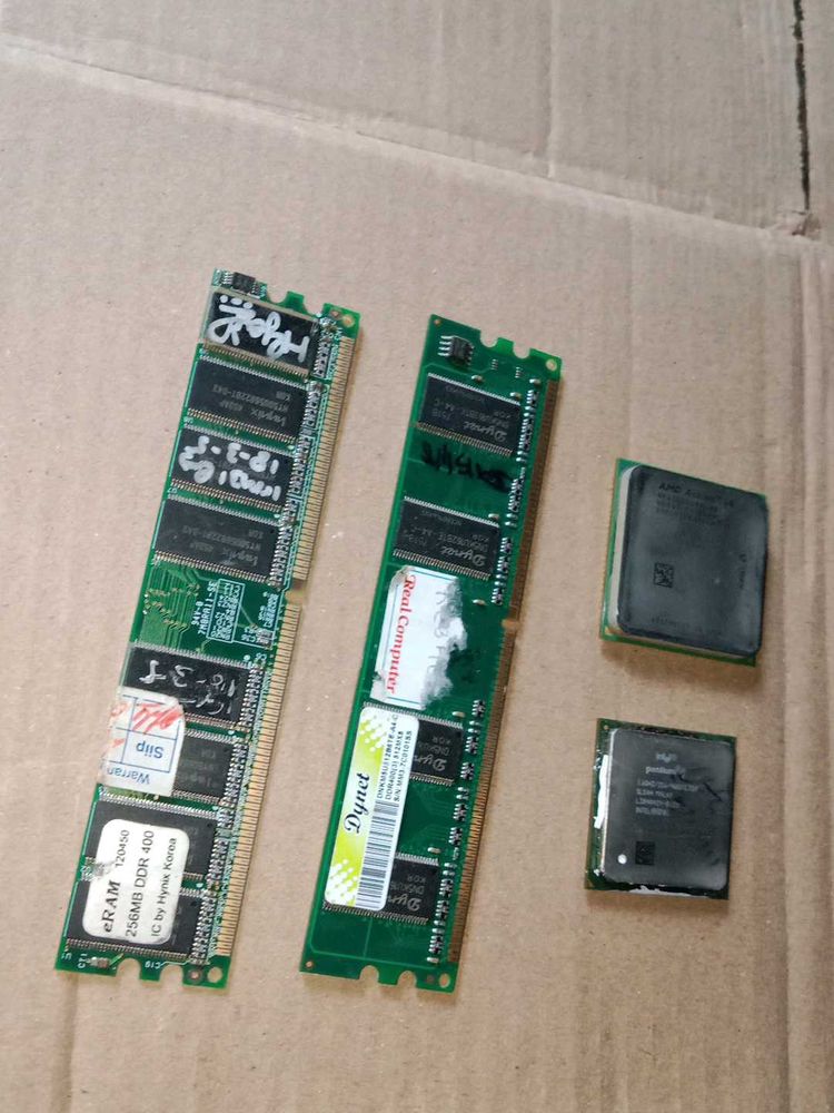 Vintage RAM and CPU Lot
