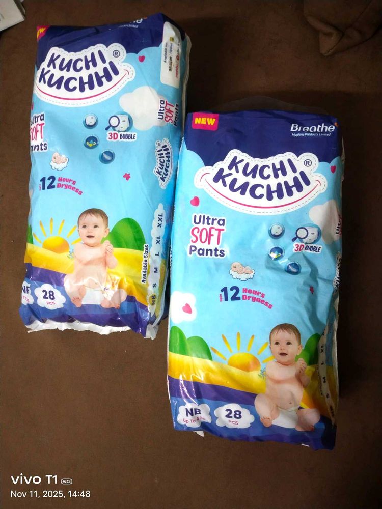 Kuchhi Ultra Soft Pants diapers pack of 2