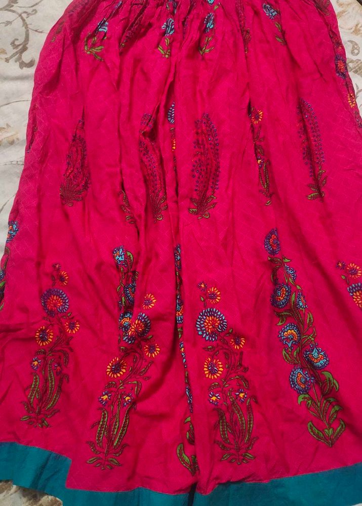 Floral Ethnic Skirt