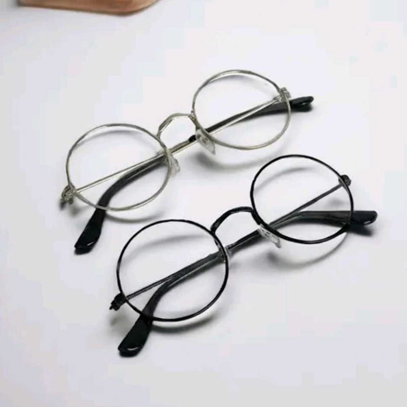 Men Black TR-90 Round Sunglasses
