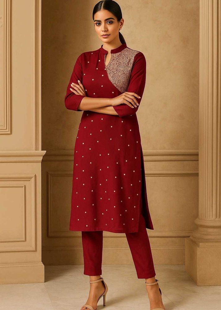 Stylish Kurti With Pant (Women&#39;s)