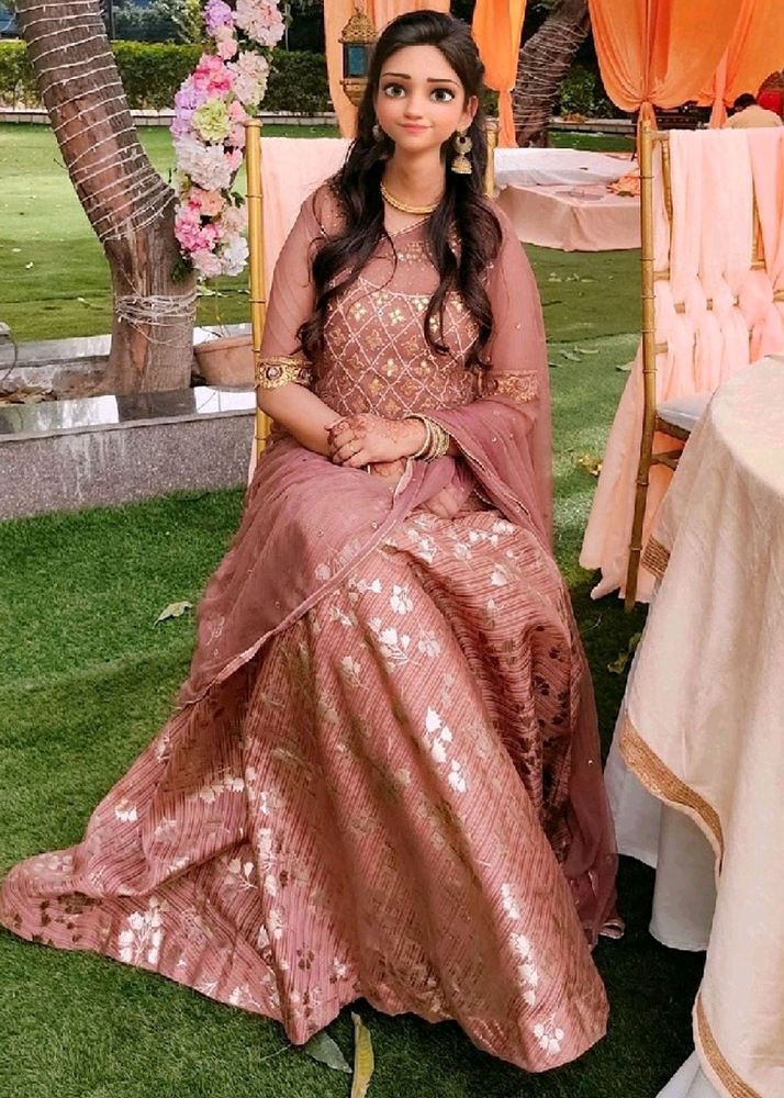 Crop Top Lehenga 🤎 Price Dropped ❗