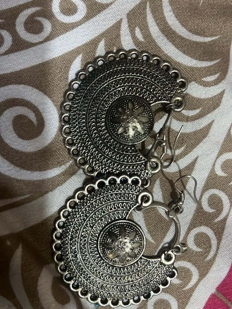 Boho Silver Earrings
