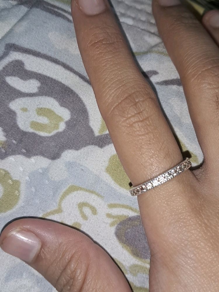 Sterling Silver Eternity Love Band Ring