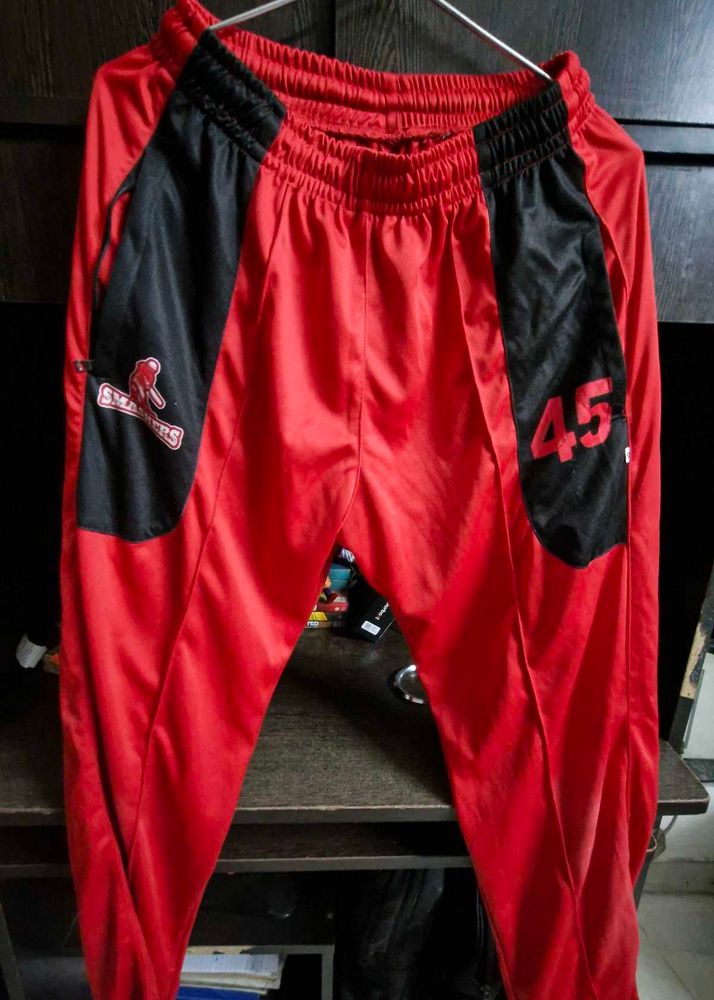 Red Track Pants
