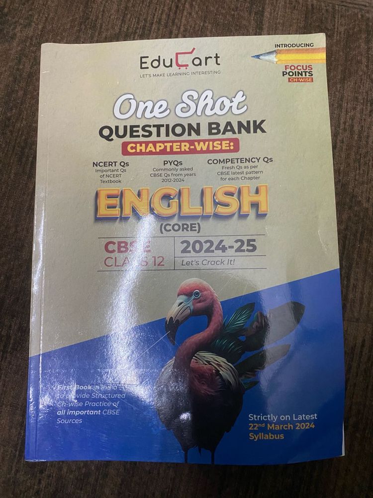 Class 12 One Shot Question Bank English Educart