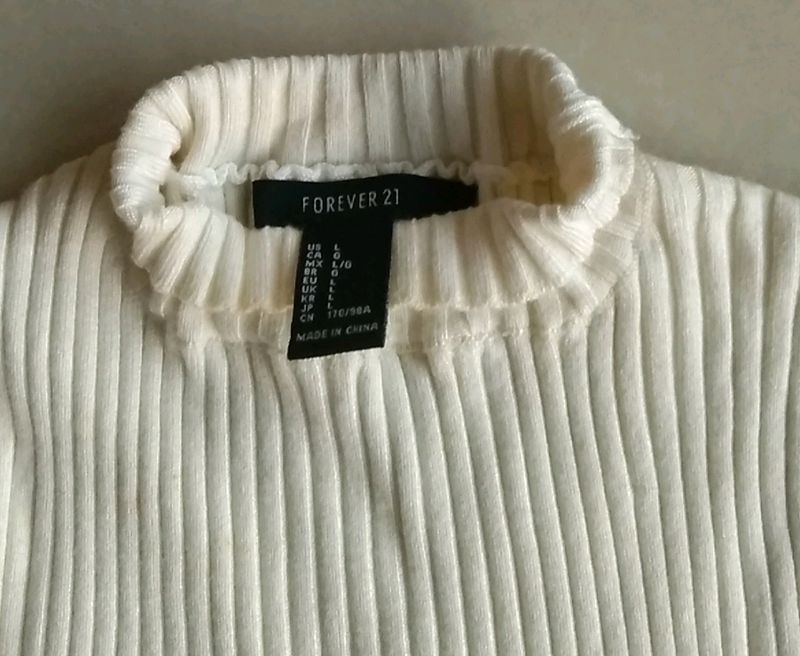 Forever 21 White Sweater Size :S