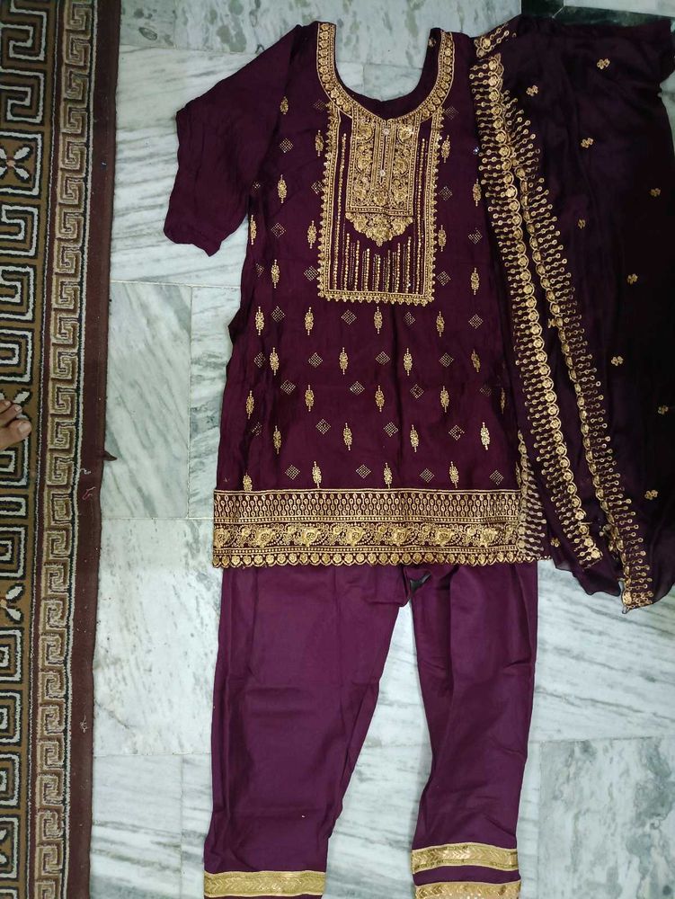 Party Wear Kurti Pant with Duptta