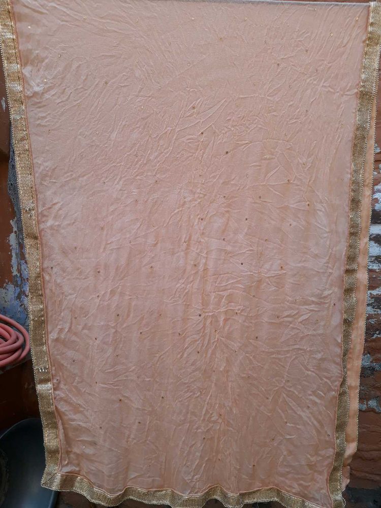 Peach Colour Daily use Dupatta