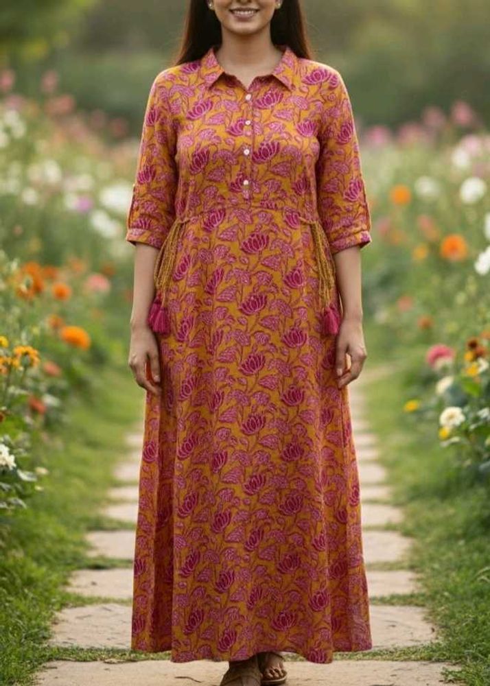 Floral Print Maxi Dress