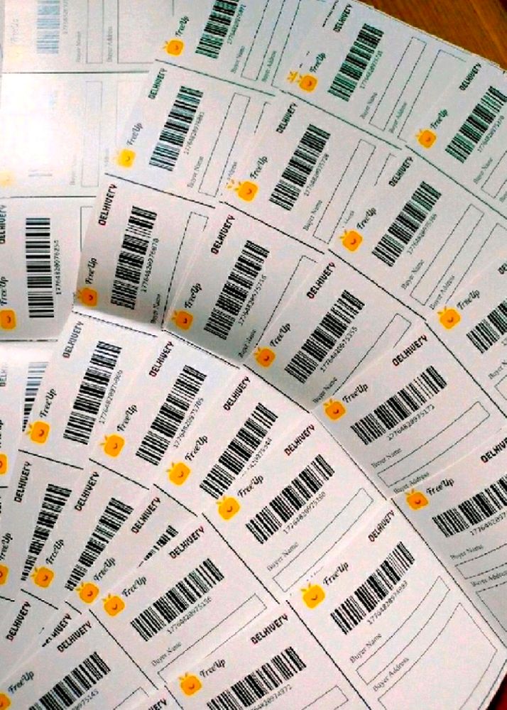 20 Sticky Shipping Labels