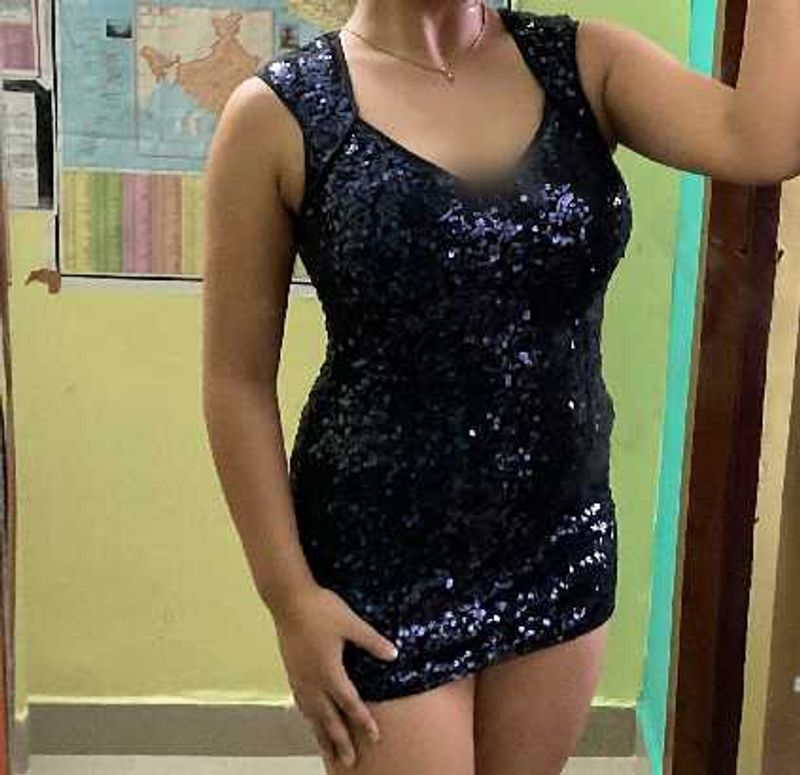 Sparkly Sequin Mini Dress