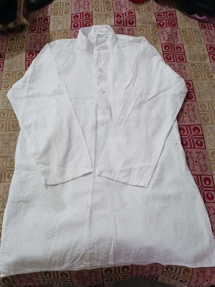 White Kurta 15 Aug