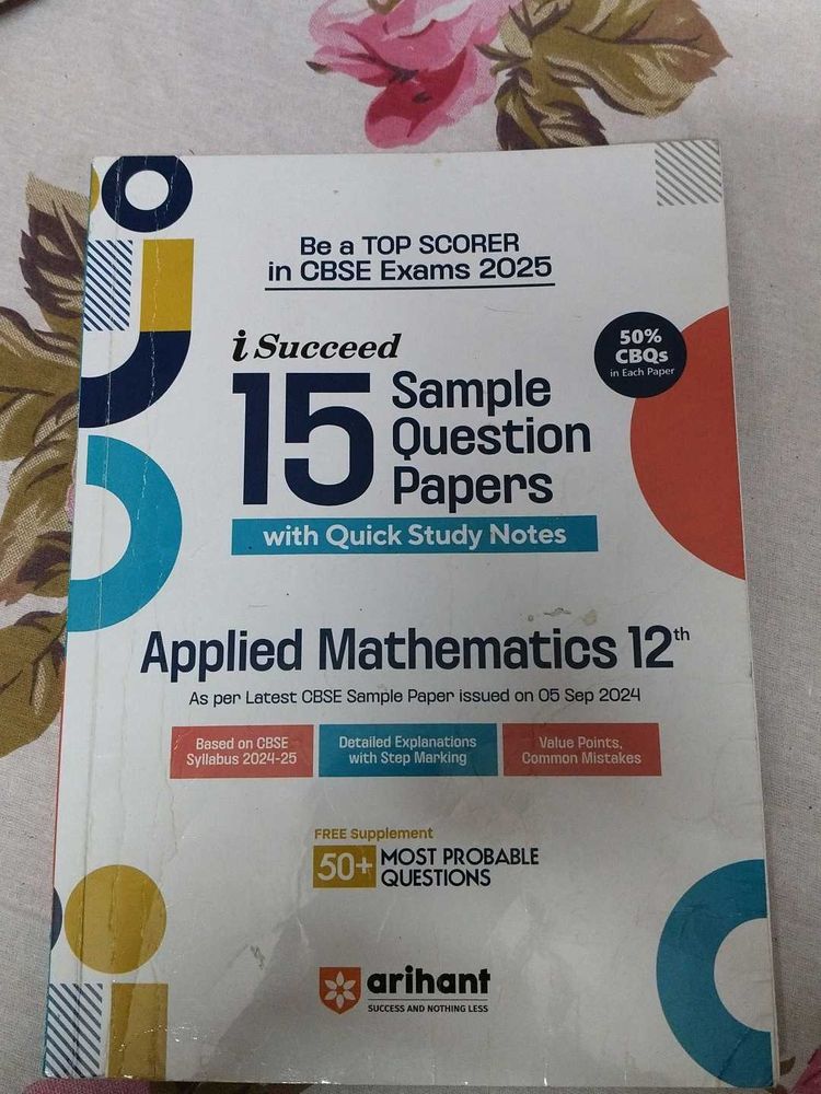 Arihant Applied Maths CBSE For Class 12th