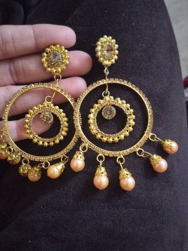 Elegant Golden Hoop Earrings