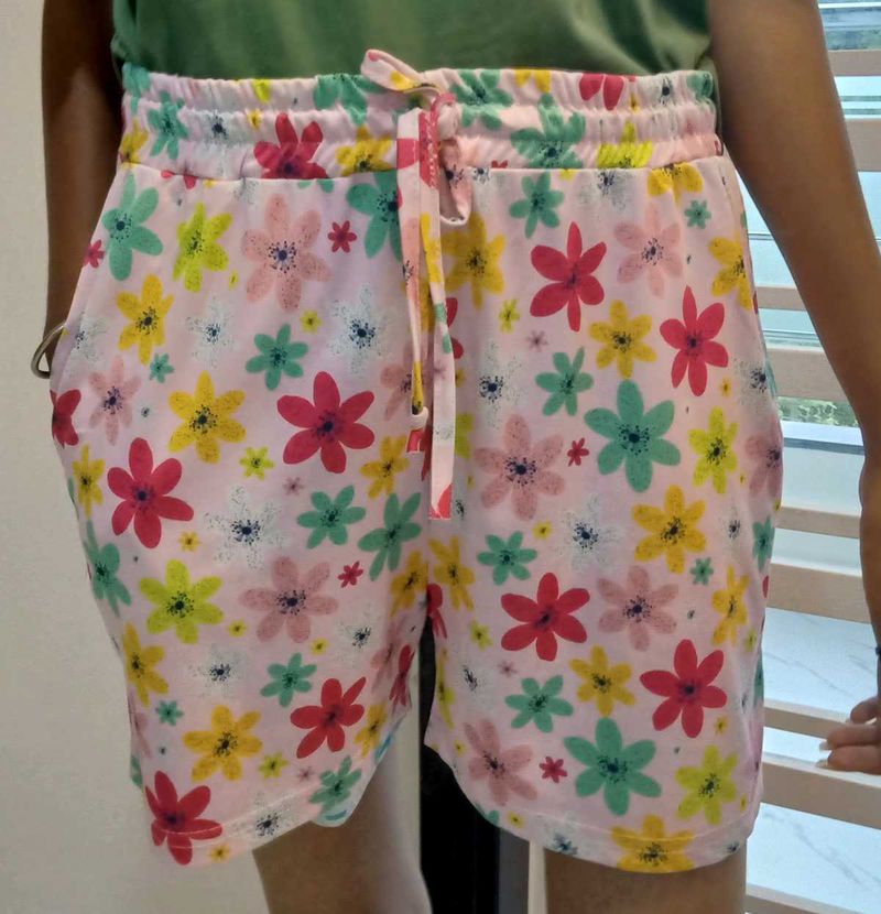 Floral Print Shorts