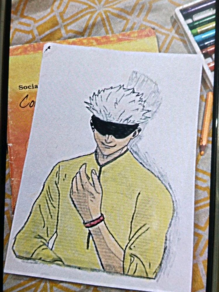 Gojo Anime Sketch