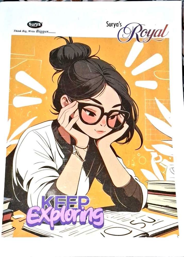 Eng -2 , Hindi -1 , Maths -1 Notebooks