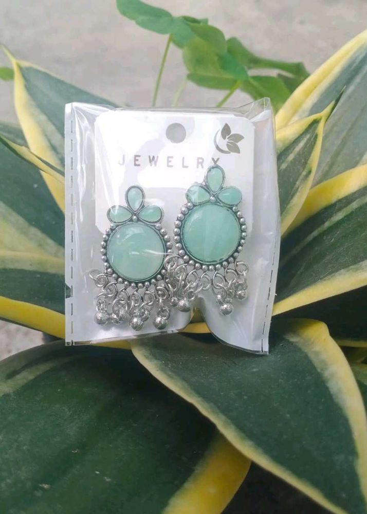 Mint Green Dangle Earrings