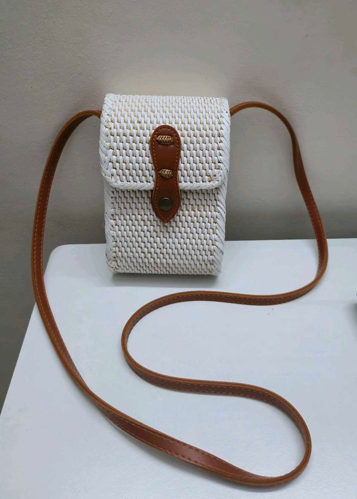 Woven Crossbody Bag (New)
