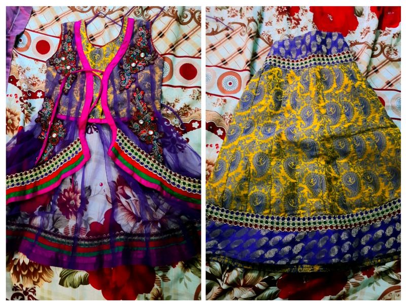 New Kids Lehenga, Top And Skirt