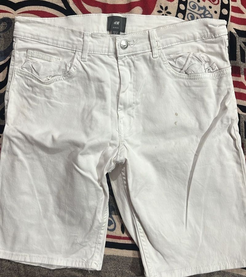 H&amp;M White Shorts