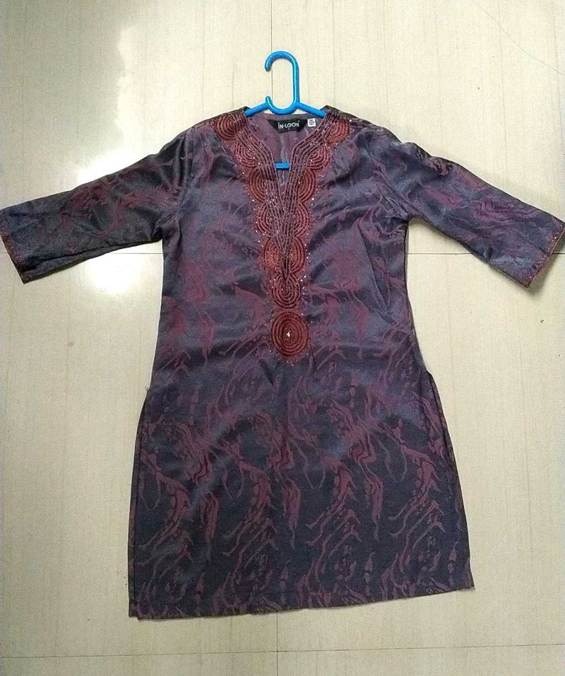 Vintage Kurti Short ( Boutique Customised)