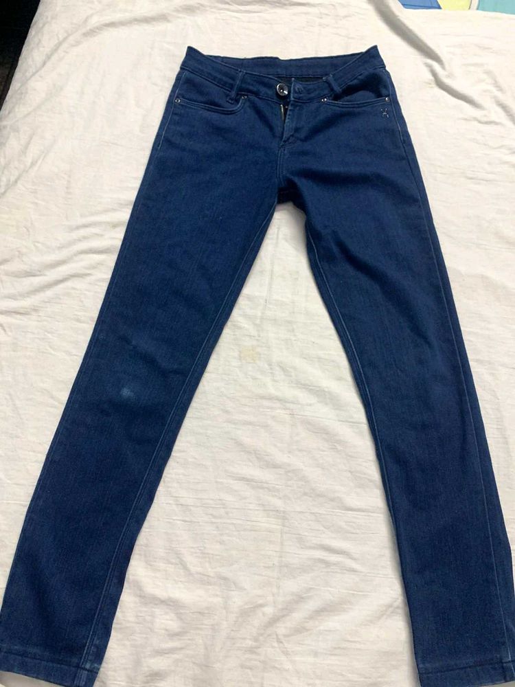 Dark Blue Denim Jeans