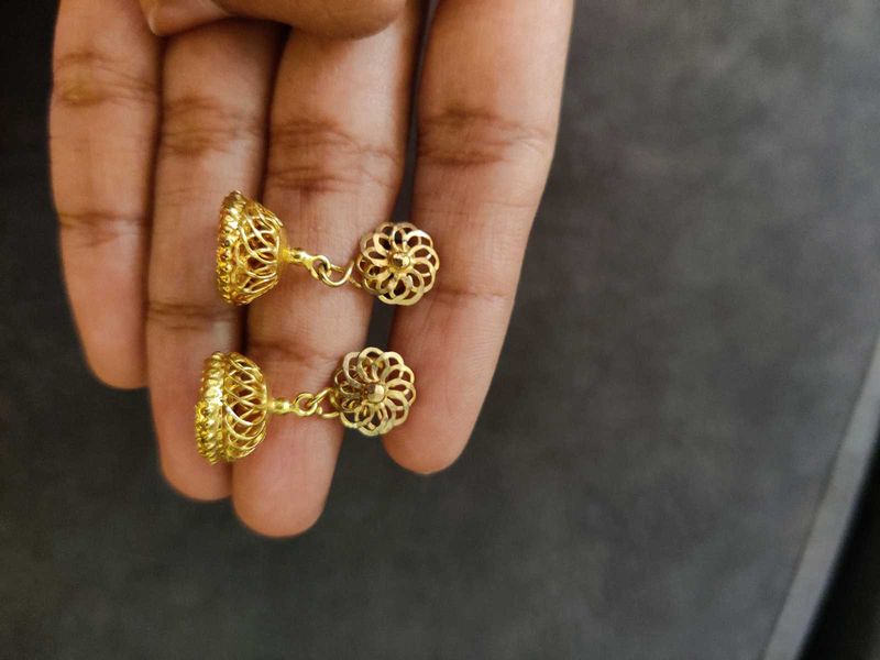 Original Brass Antique Earrings