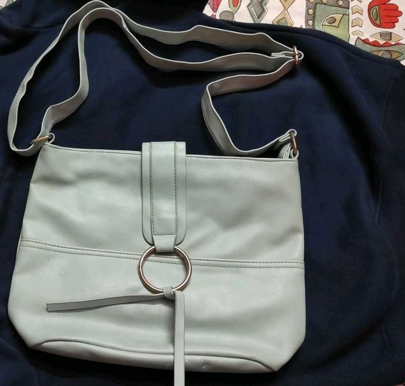 Cute Powder Blue Coloured Sling Bag