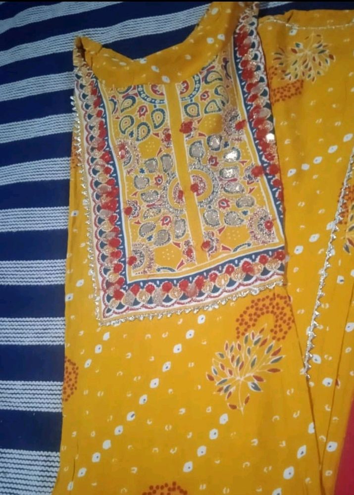 Yellow Kurti For Daily Wear