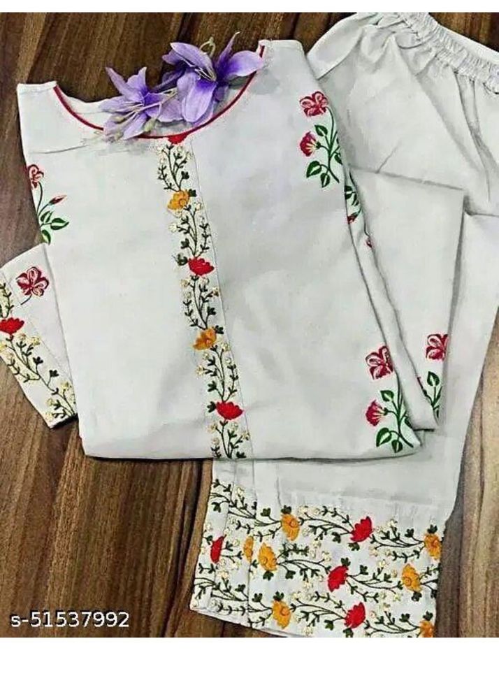 Floral Embroidered Kurta Set size 3xl