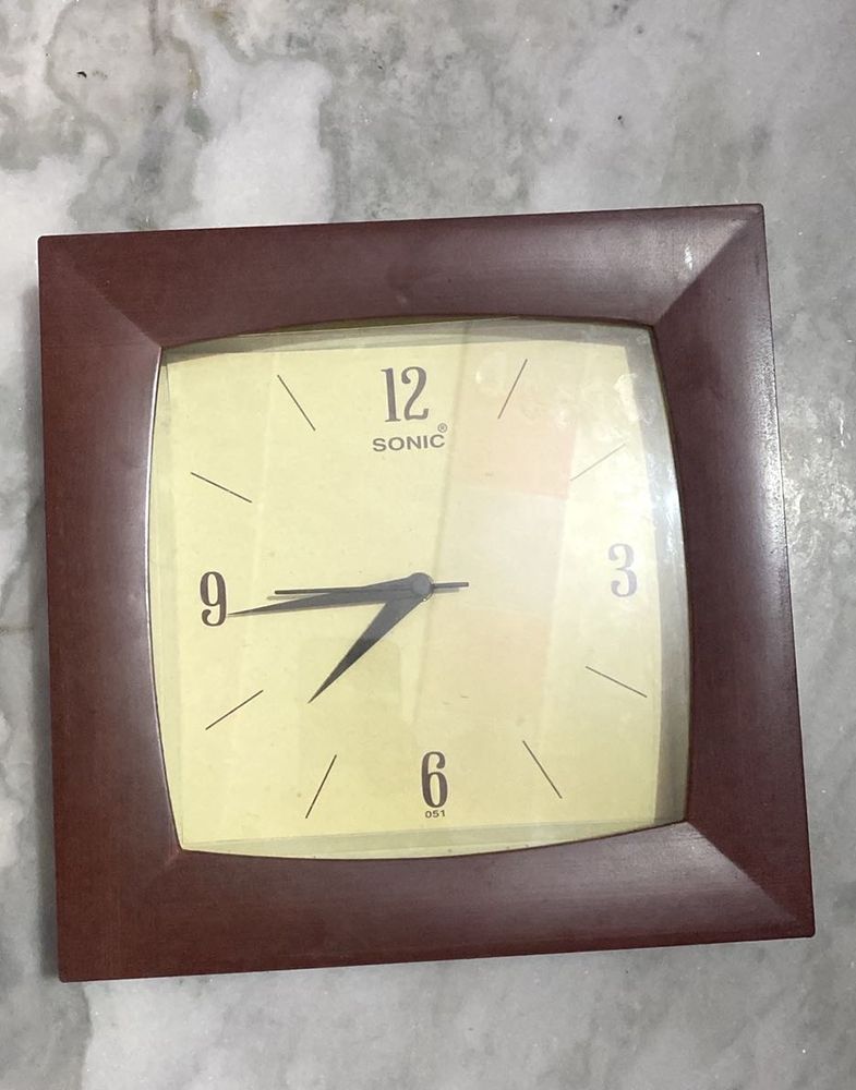 Sonic Square Wall Clock