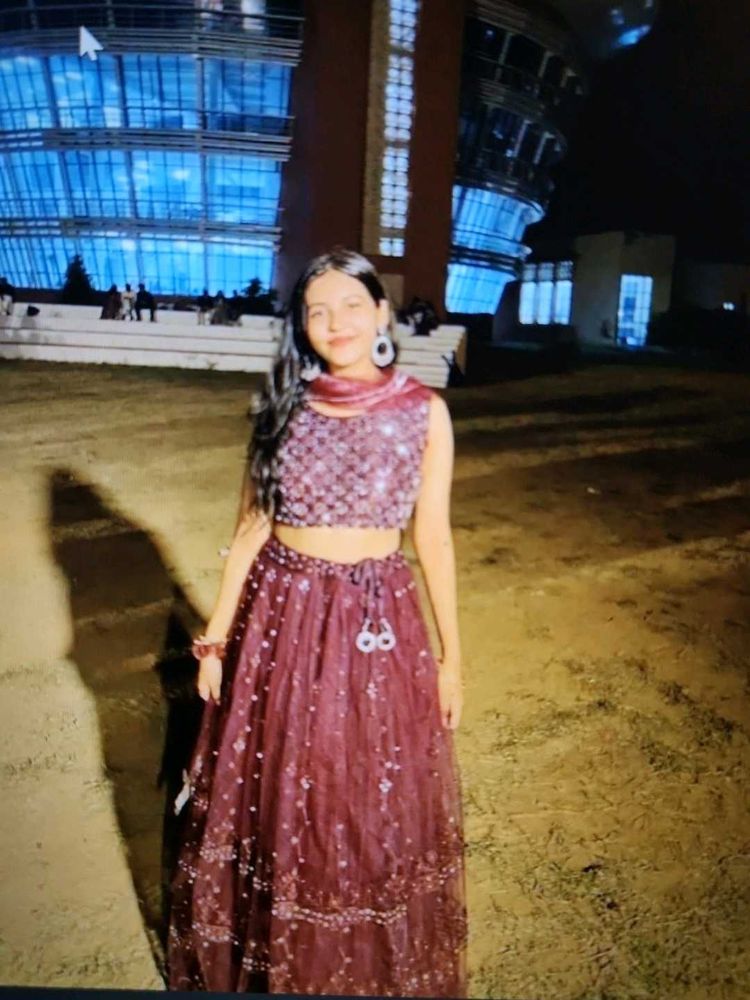 Maroon Sequin Lehenga Choli