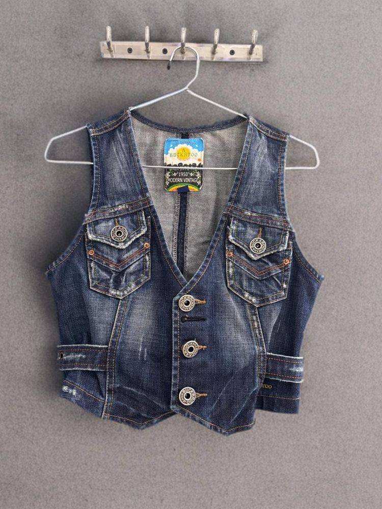 Denim Vest - Stylish Layering