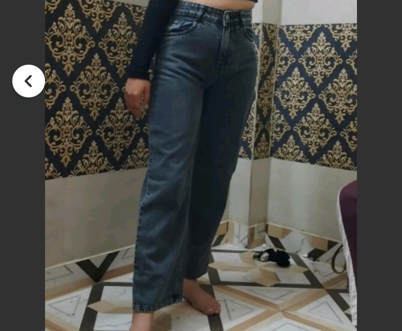 Non-stretchable High Rise Women Denim Jeans