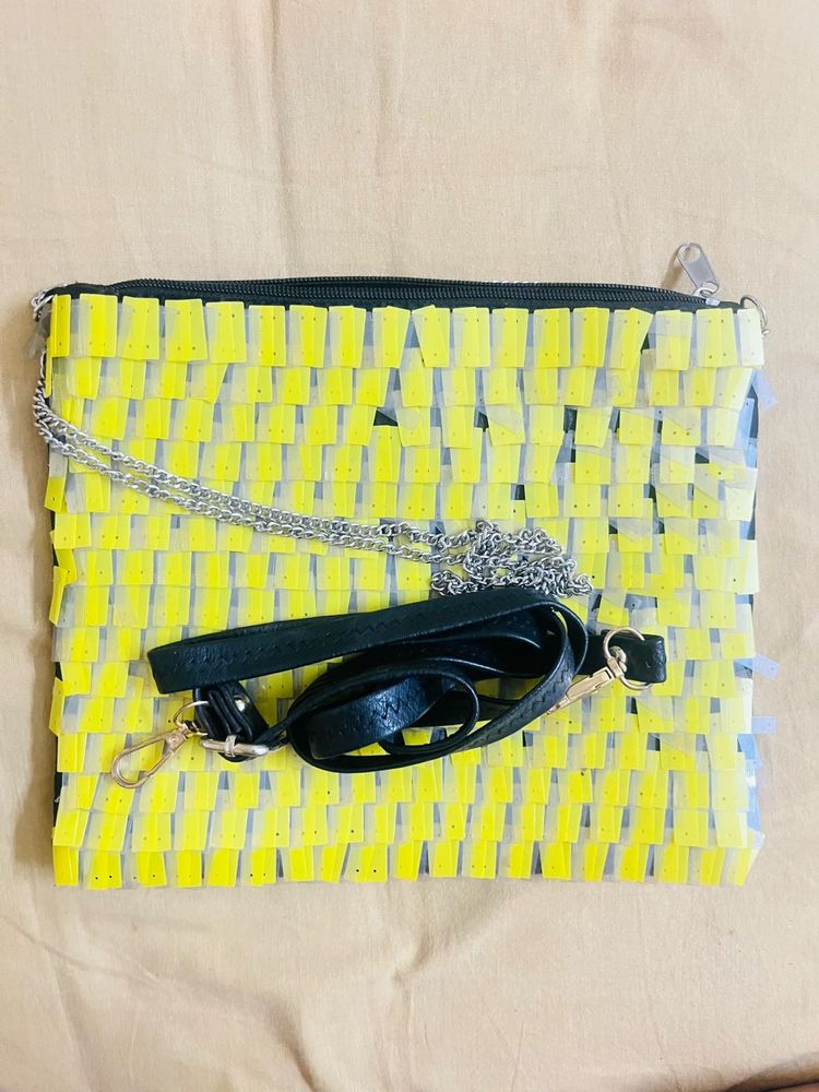 Unique Yellow Clutch