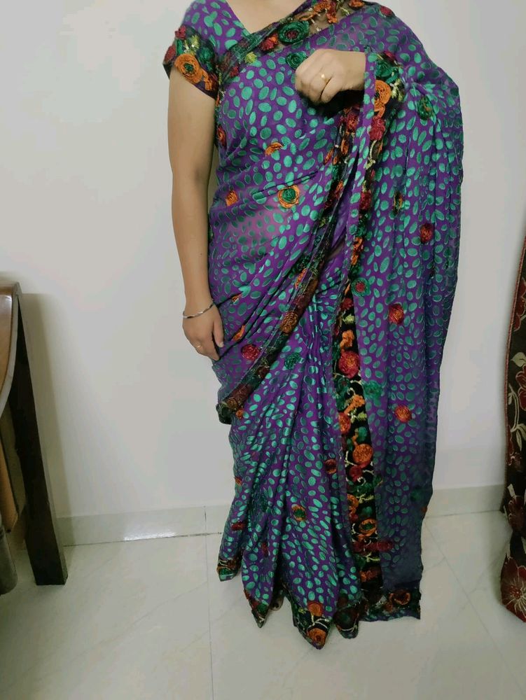 Saree With Blouse