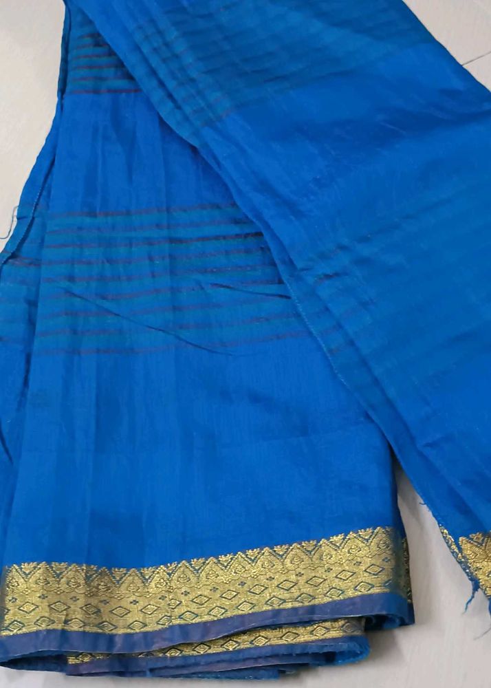 Elegant Blue Saree