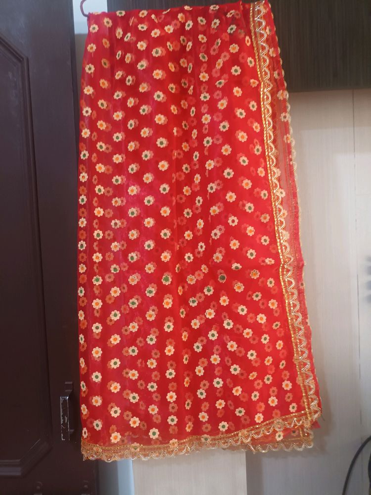Mata Rani Red Dupatta.