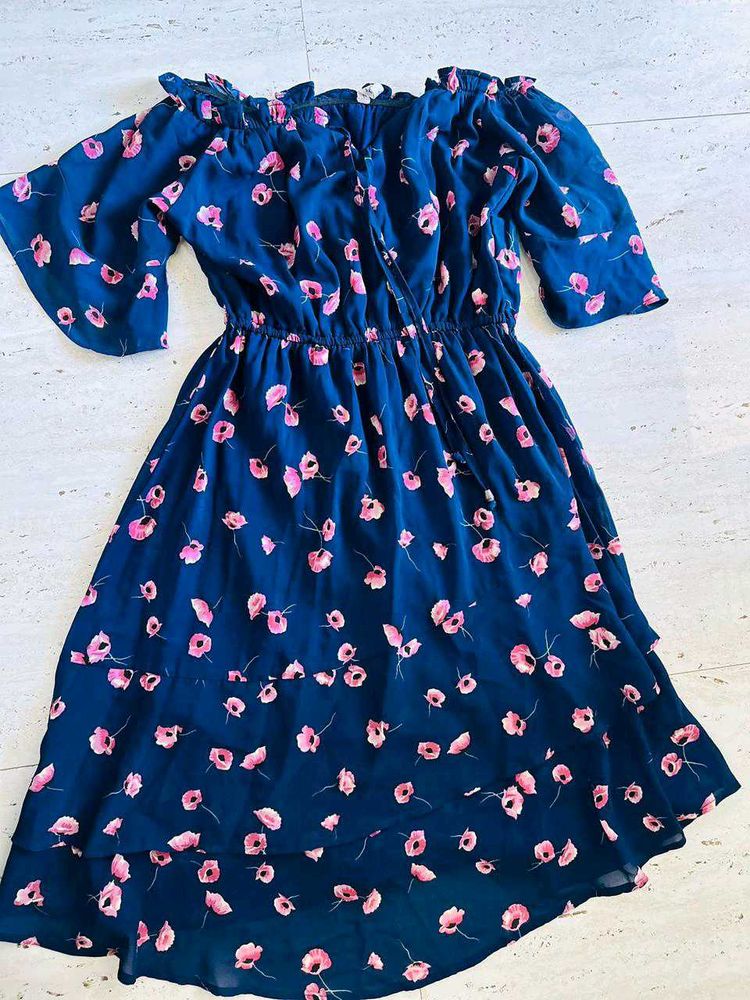 Combo 4 Floral Off-the-Shoulder Dress