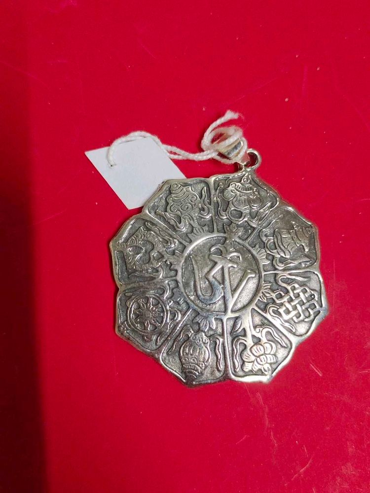Original Tibetan 92.5 Silver Pendant from TIBET
