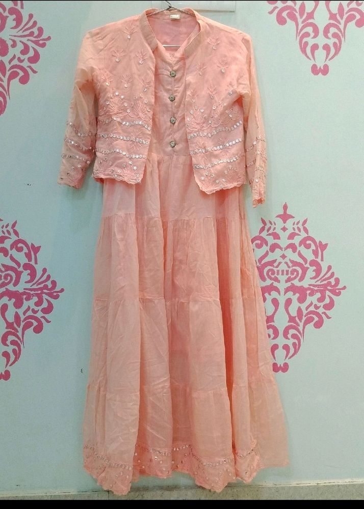 Beautiful Frock With Koti