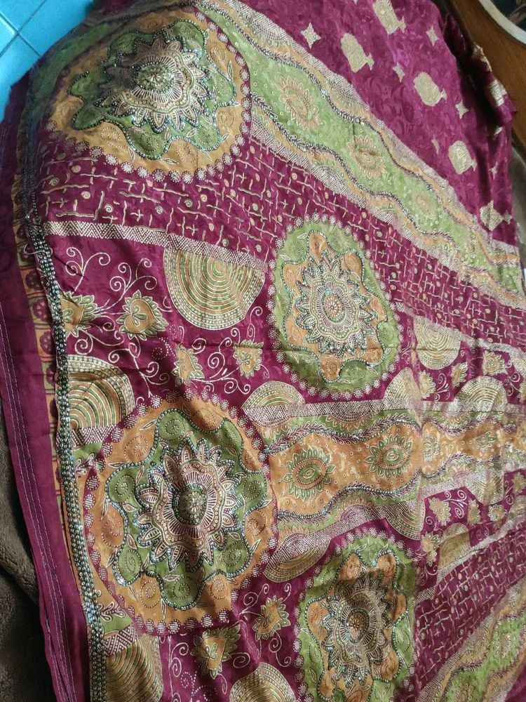 Embroidered Saree