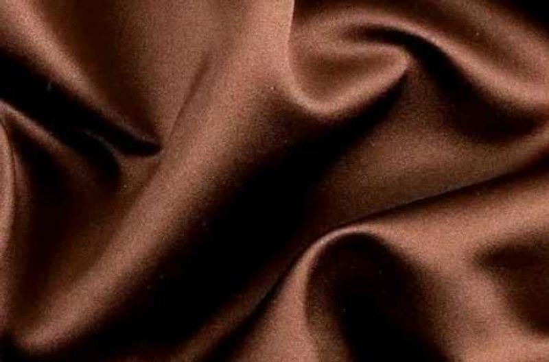 Brown Satin Fabric 5 mtr