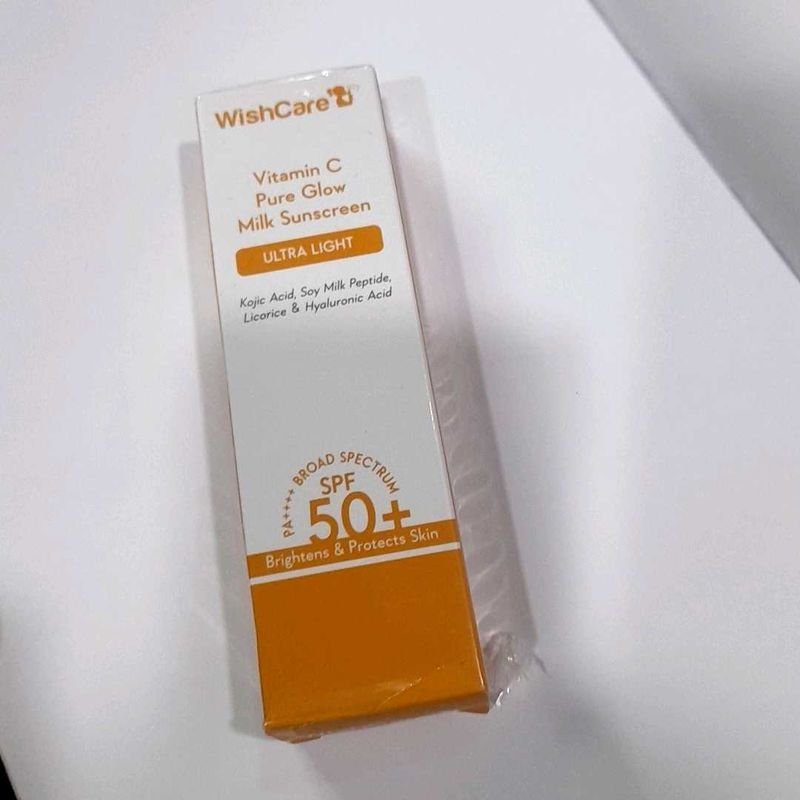 WishCare Vitamin C Milk Sunscreen SPF 50+