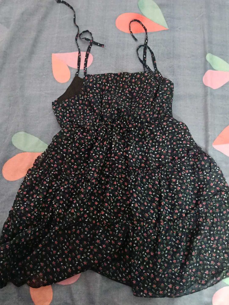 Floral Print Mini Dress