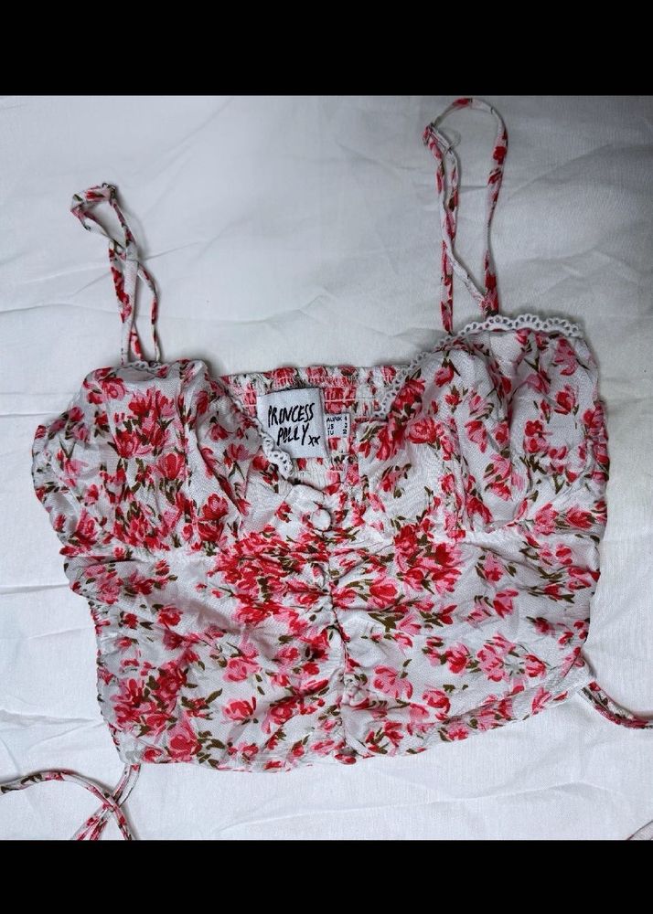 Floral Print Bustier🦋