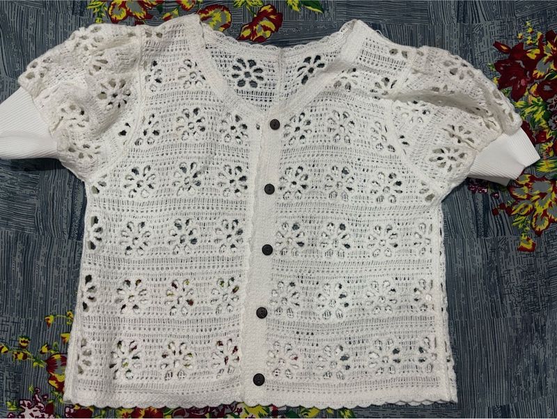 Casual Regular Sleeves Women White Top